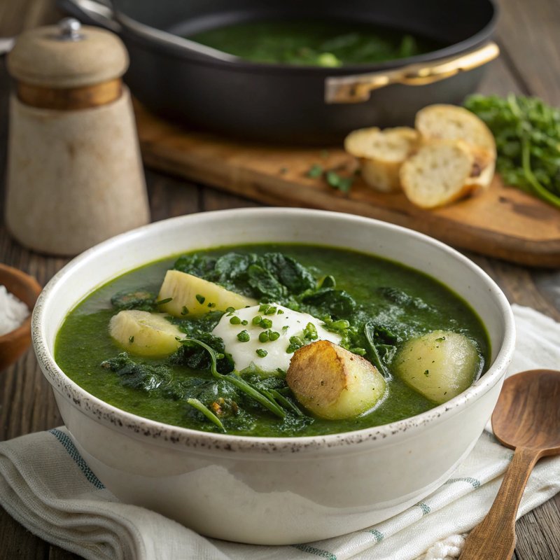 Potage aux Épinards