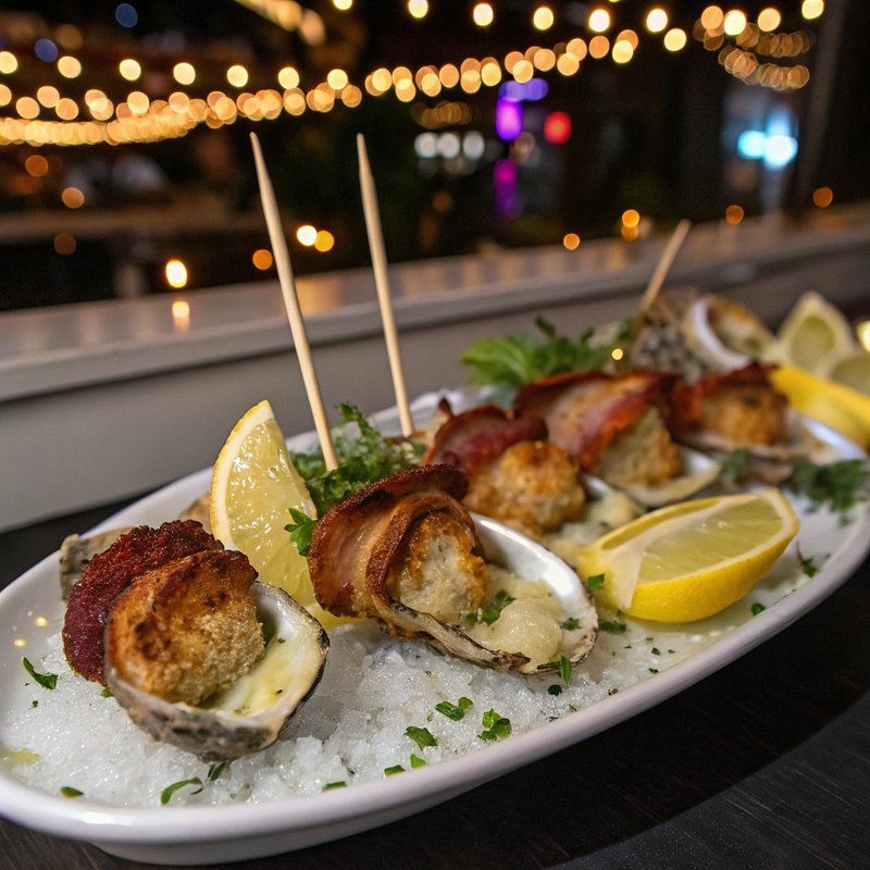 Oysters en Brochette