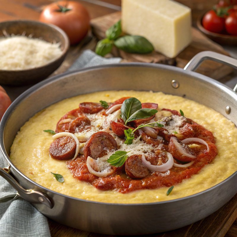 Polenta Con Salsiccia
