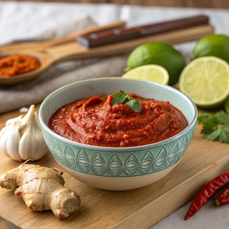Thai Red Curry Paste and Coconut Milk Marinade