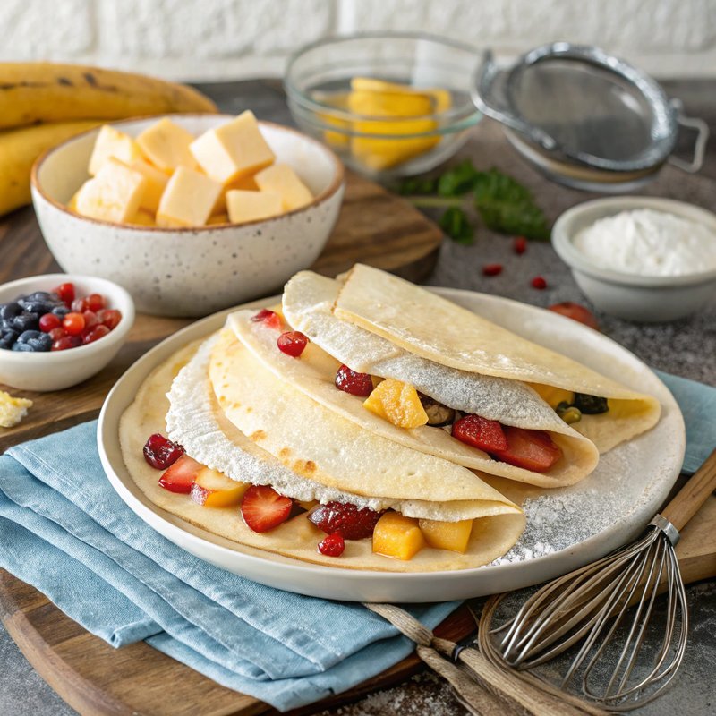 Brazilian Tapioca Crepes