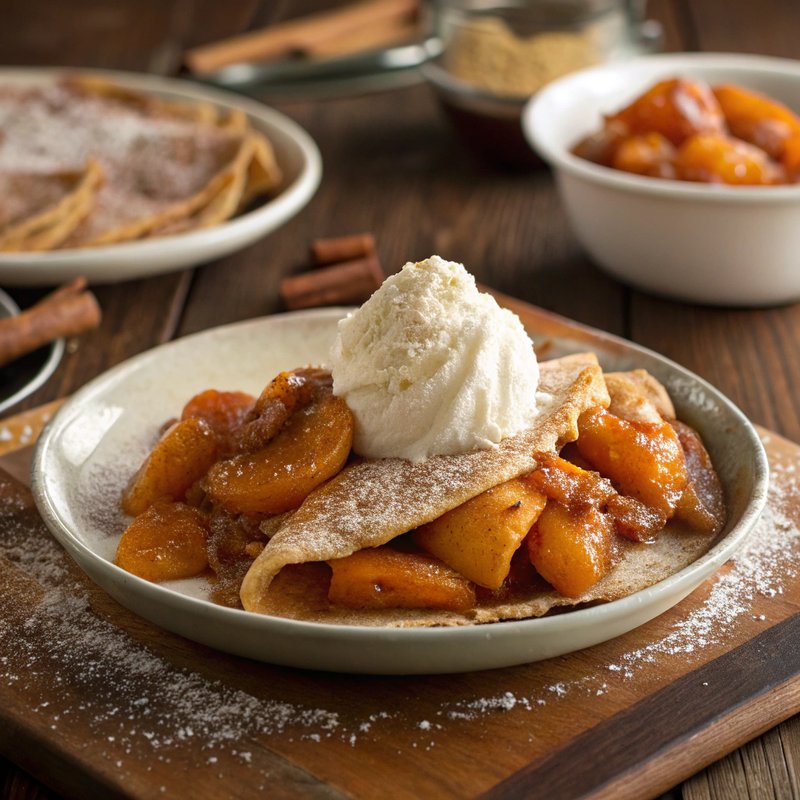 Apricot Cobbler Fajitas
