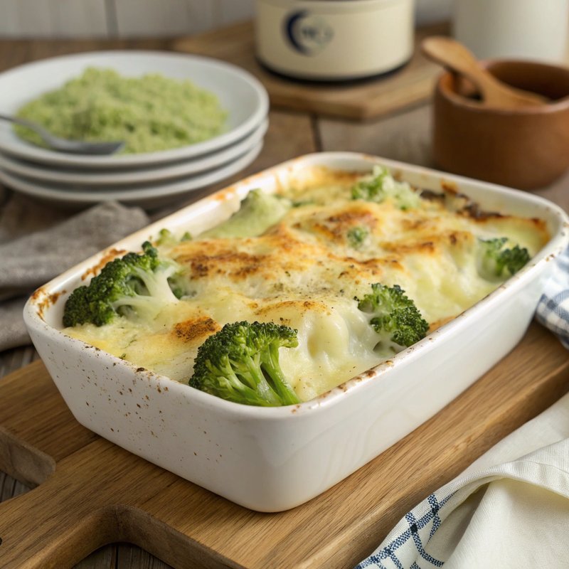 Gratin de Brocolis et de Pommes de Terre
