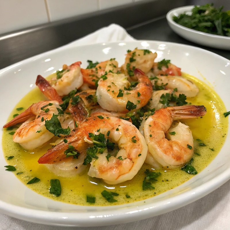 Garlic Lemon Butter Shrimp