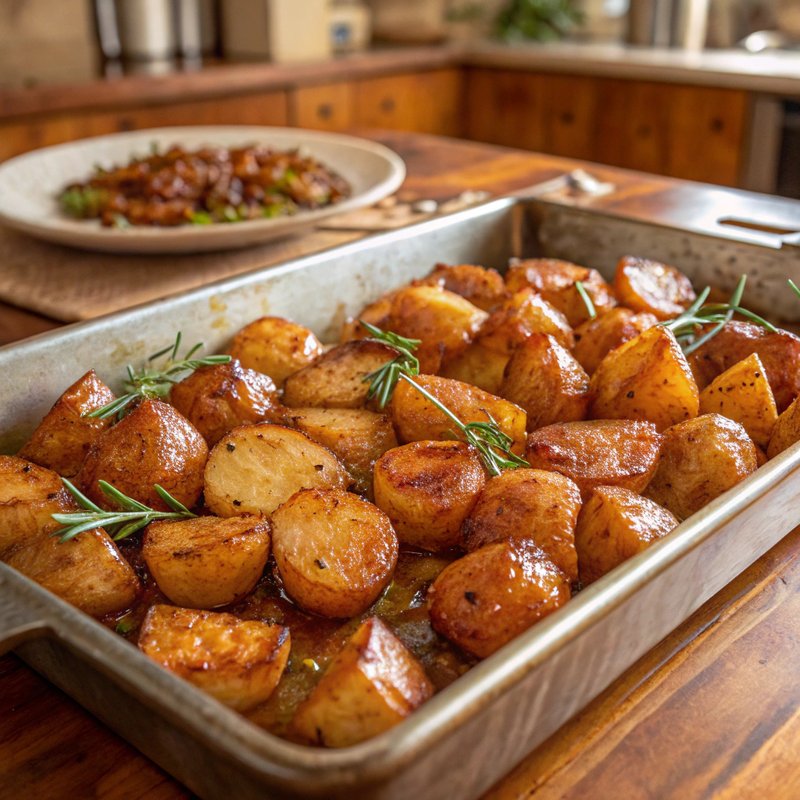 Maple Glazed Country Potatoes