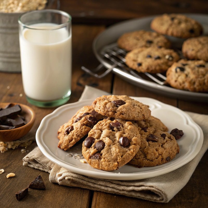 Chocolate Chip Oatmeal Cookies