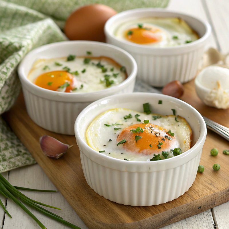 Oeufs en Cocotte: Classic French Baked Eggs