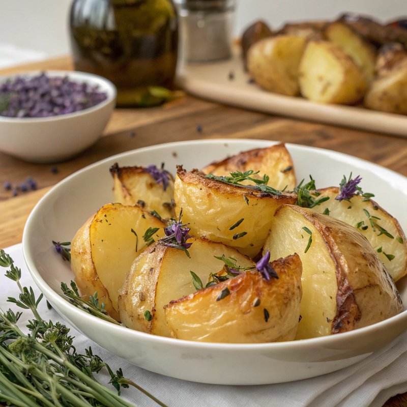 Lavender and Thyme Roasted Potatoes