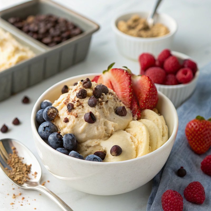 Banana Nice Cream - A delightful and healthy frozen treat made from just ripe bananas, blended to a creamy soft-serve consistency. Perfect for a guilt-free dessert or a r