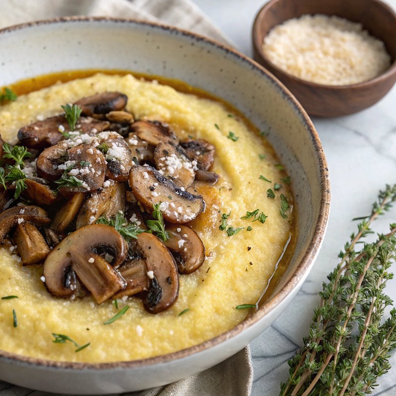 Polenta Con Funghi