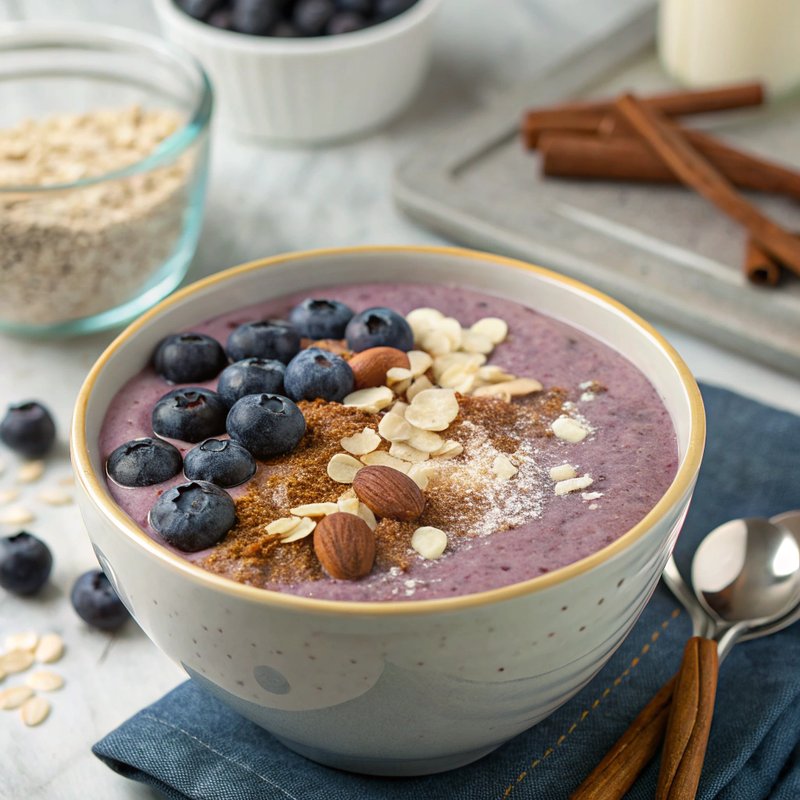 Blueberry Muffin Protein Smoothie