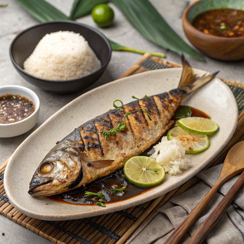Grilled Bangus (Filipino Marinated Milkfish)