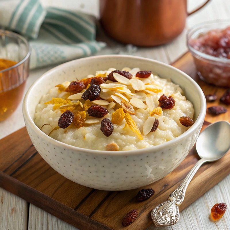Moroccan Spiced Rice Pudding