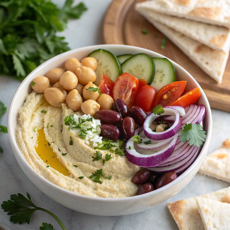Mediterranean Hummus Bowl