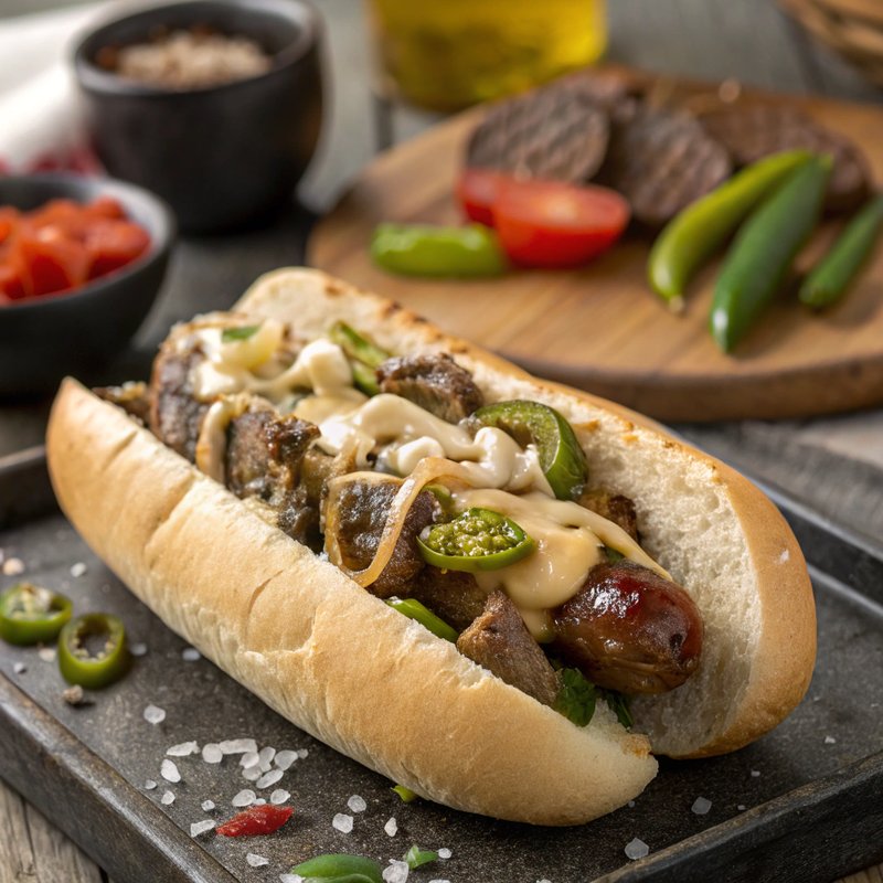 Philly Cheesesteak Dog
