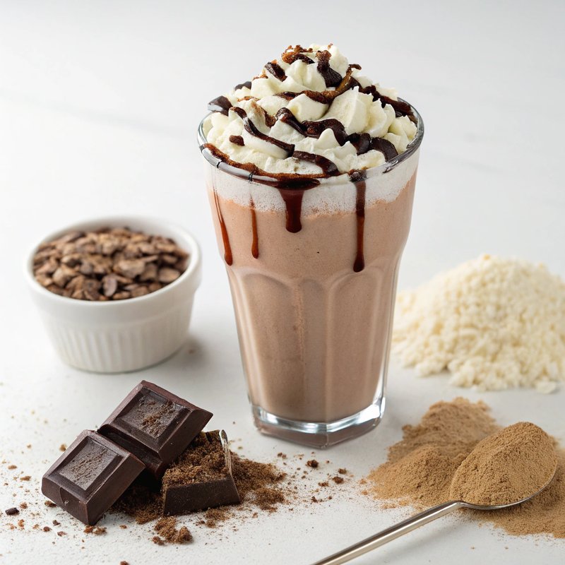 Decadent Malted Milk Protein Shake