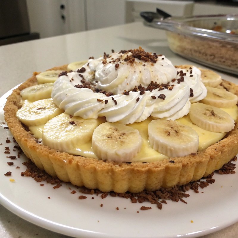 Decadent Banana Cream Tart