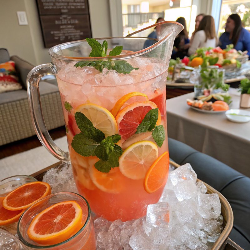 Refreshing Gin Punch