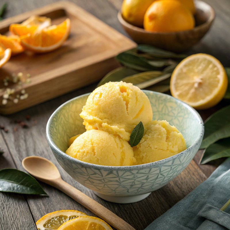 Yuzu Sorbet