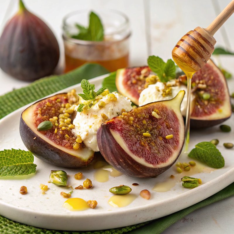 Fig and Ricotta Stuffed Figs