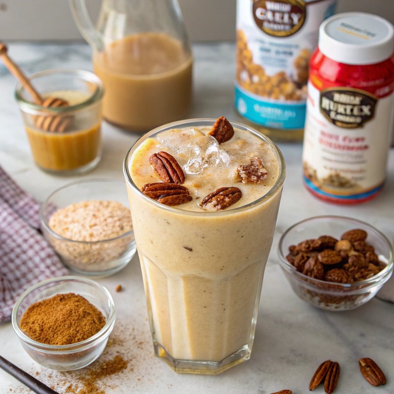 Enhanced Butter Pecan Protein Shake
