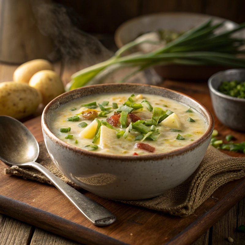 Enhanced Leek and Potato Chowder