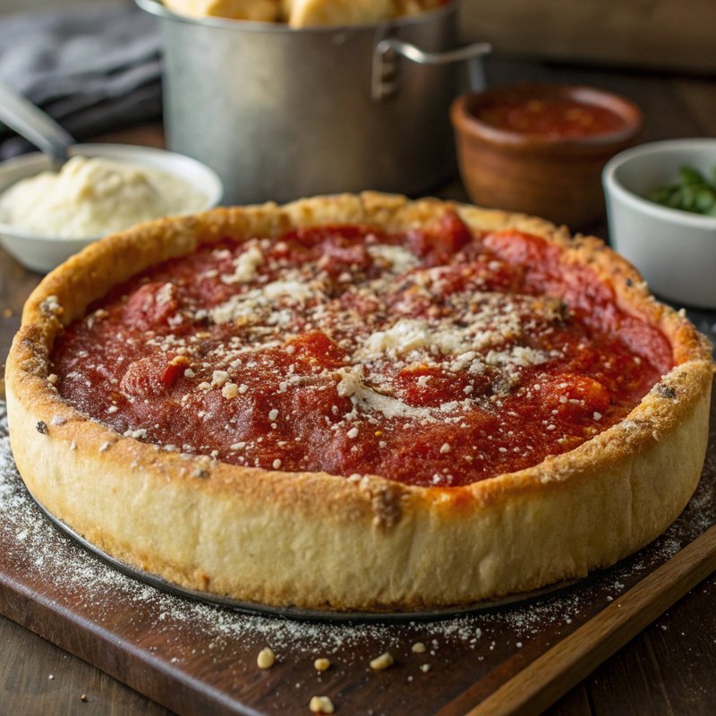 Deep Dish Pizza
