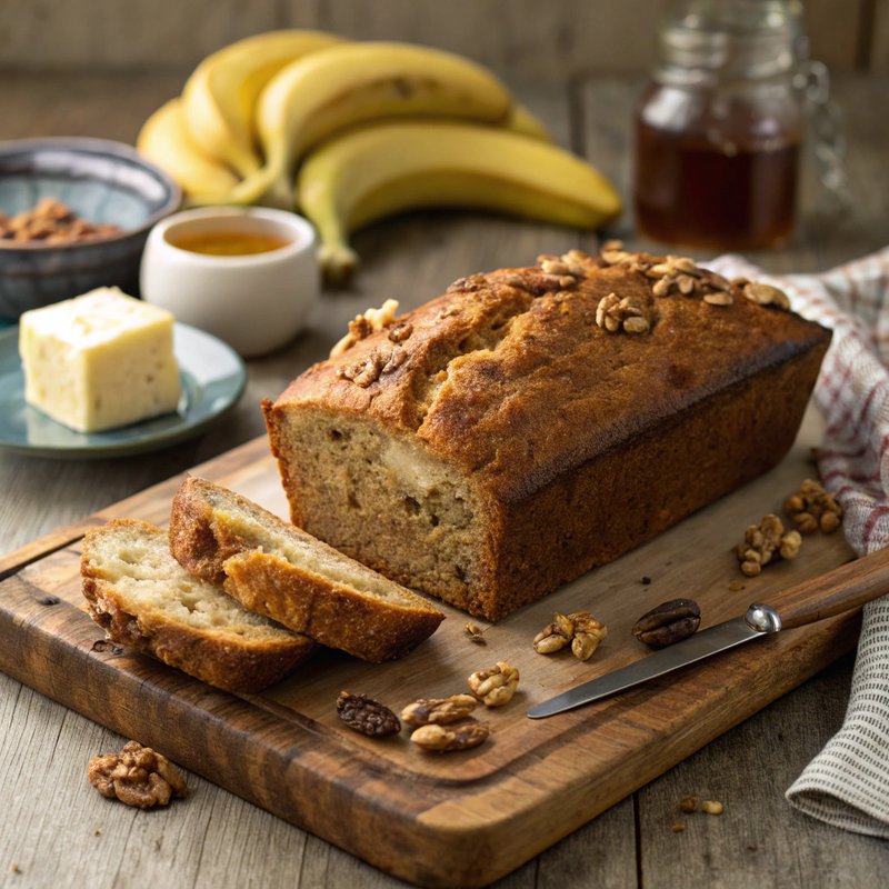 Moist and Delightful Banana Bread