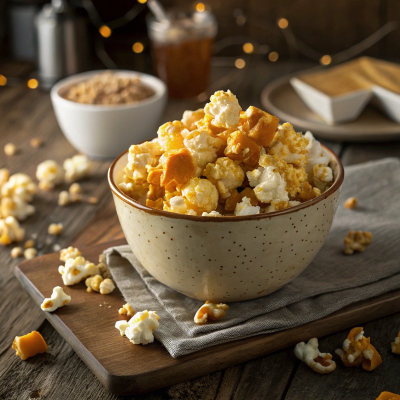 Caramel and Cheese Popcorn