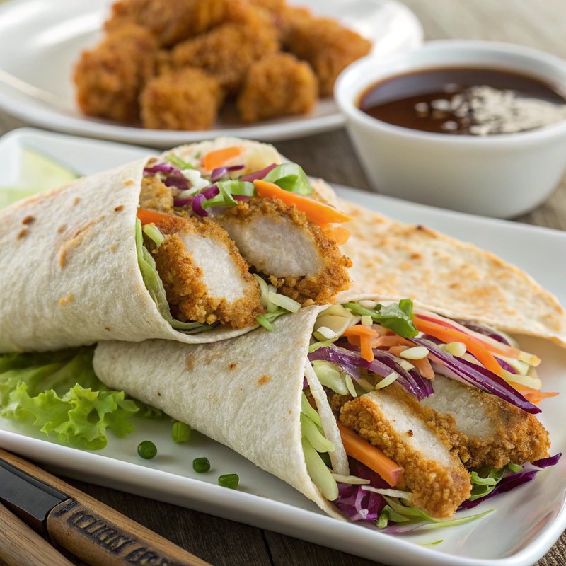 Japanese Tonkatsu Wraps