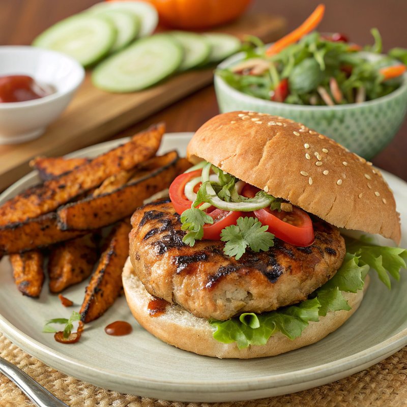 Thai Chicken Burger