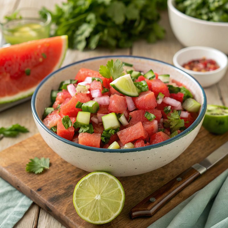 Summery Watermelon Salsa