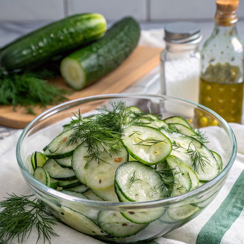 Agurkesalat (Danish Cucumber Salad)