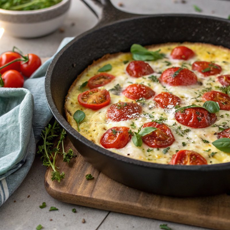 Oregano and Tomato Frittata