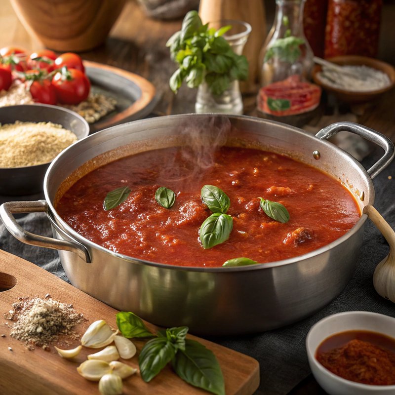 Spicy Tomato Basil Sauce