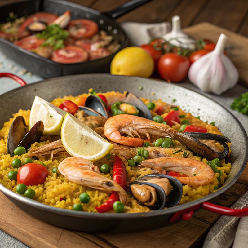 Authentic Paella de Mariscos