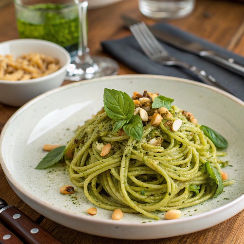Thai Basil Pesto Pasta