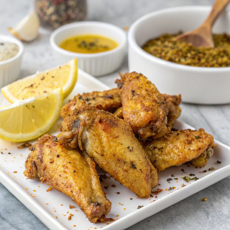 Air Fryer Lemon Pepper Chicken Wings