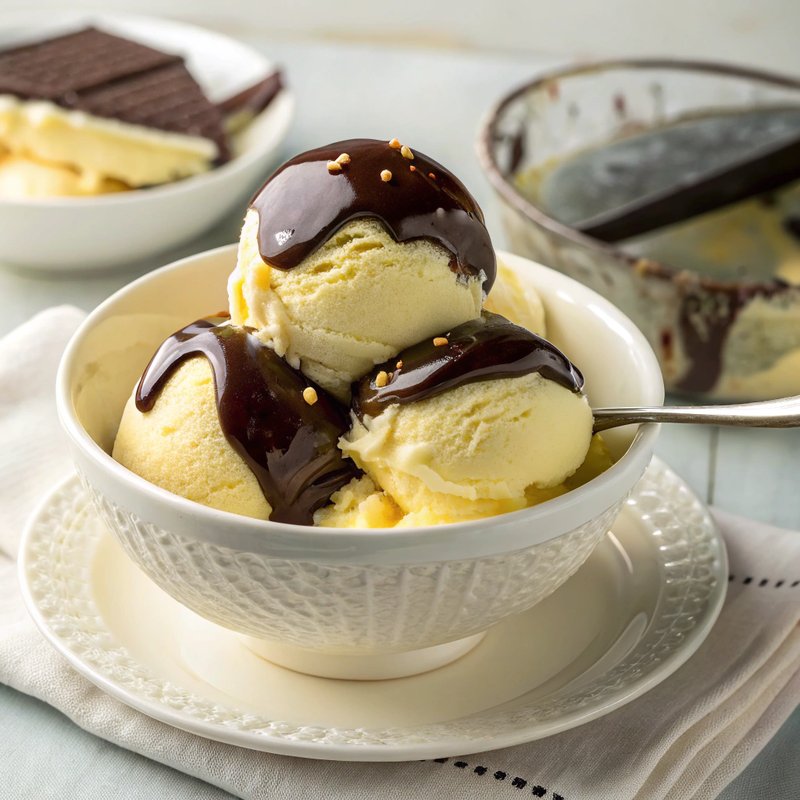 Decadent Boston Cream Ice Cream