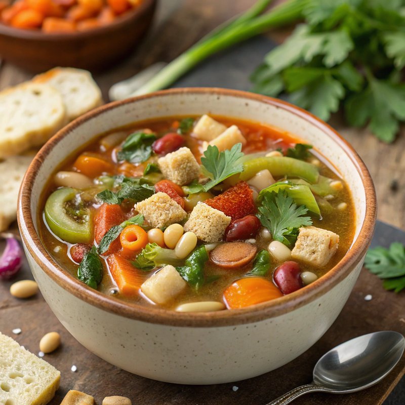 Rustic Gluten Free Minestrone Soup