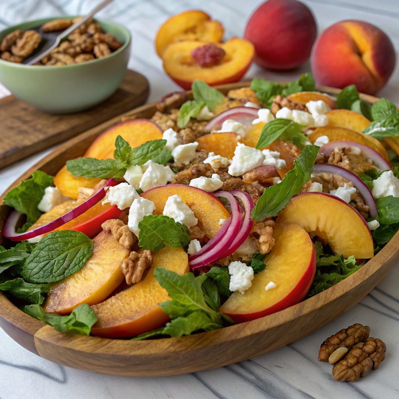 Peach and Apricot Salad