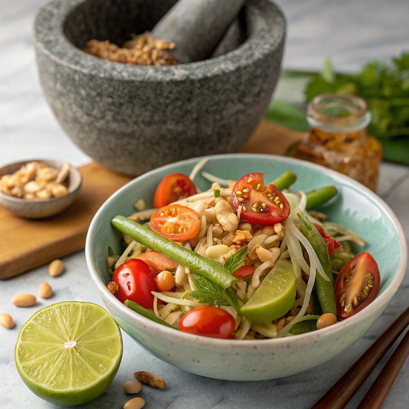 Som Tam (Thai Green Papaya Salad)