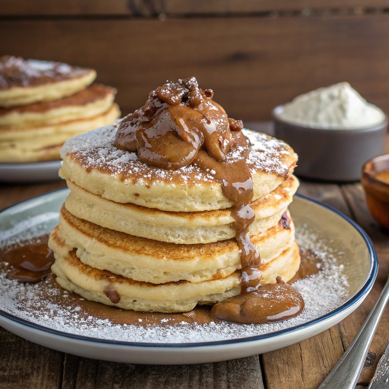 Panqueques Con Dulce de Leche