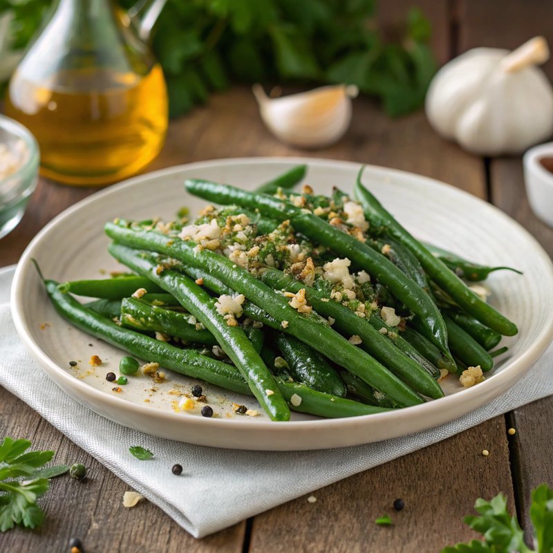 Garlic Infused Green Beans