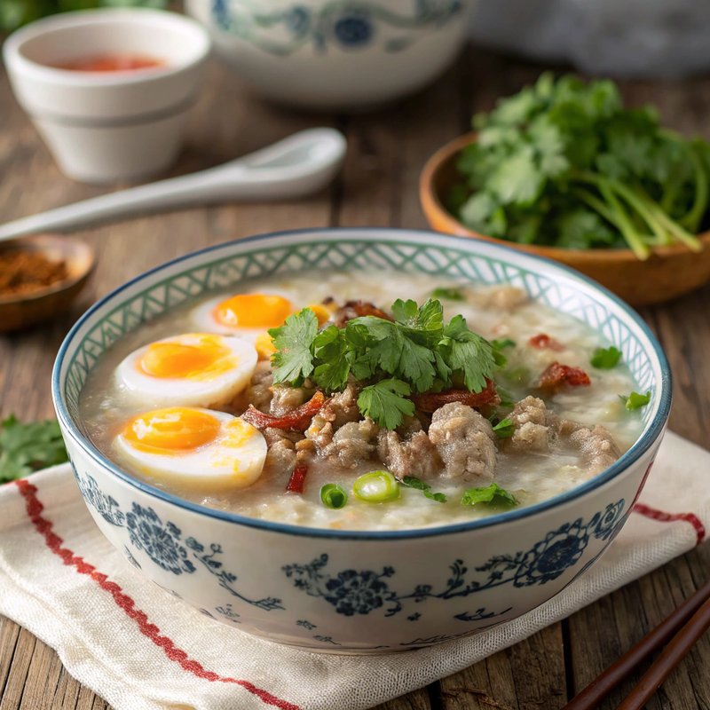 Bobor Sam Jok - Cambodian Rice Porridge