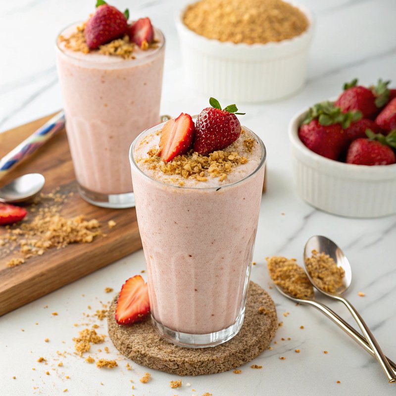Strawberry Cheesecake Protein Shake