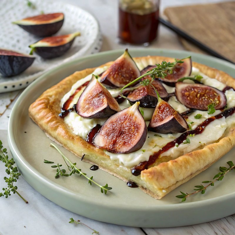 Enhanced Fig and Goat Cheese Tart
