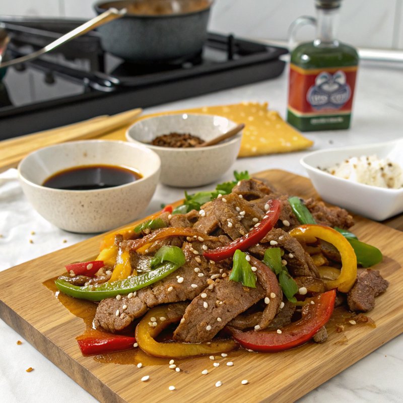Beef and Bell Pepper Stir Fry
