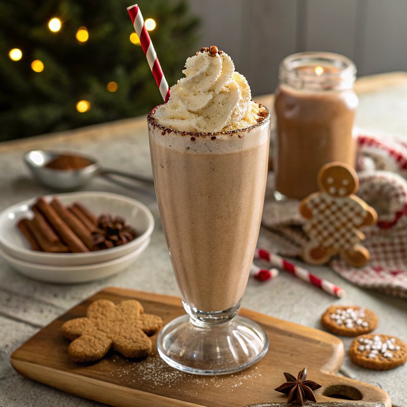Gingerbread Cookie Milkshake