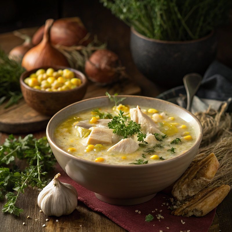 Creamy Chicken and Corn Soup